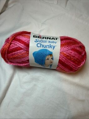 Bernat Softee Baby Chunky Yarn - Pink Multi